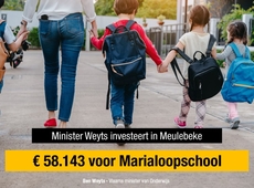 Minister Weyts investeert € 58.143 in Vrije Basisschool - Marialoopschool in Meulebeke