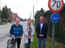 Machteld Vanhee , Rik Buyse en Godfried Bovijn