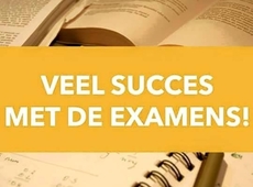 Heel veel succes met de examens