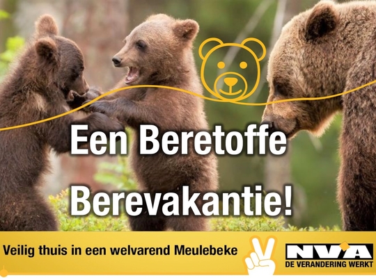 N-Va Meulebeke wenst jullie een beretoffe vakantie N-Va Meulebeke wenst jullie een beretoffe vakantie