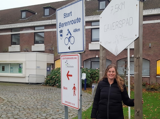 De wandel- en fietsroutes gratis downloaden.