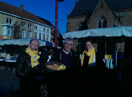 Op de markt op 17 februari 2016