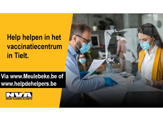 Help helpen in een vaccinatiecentrum