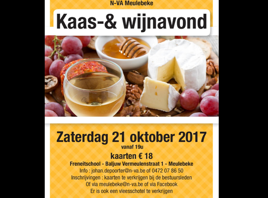 Kaas en wijnavond 