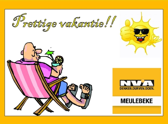 N-VA wenst jullie een prettige vakantie